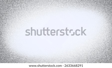 Grain wave gradient. Noise grain background, pointillism dots backdrop or dotwork pattern, vector stripple effect. Grain noise halftone or grainy texture or dotwork grain noise. Suitable to CSS.
