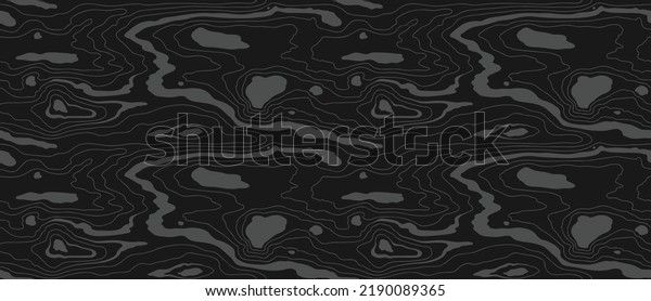 Grain wood panel texture. Rustic grayscale\
wooden wallpaper. Black washed wood. Table in top view. Wave line\
pattern. Vector\
backgrounds