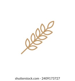 graind seed vector line icon