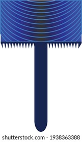 graining brush wood texture vector illustration