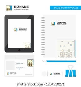 Grains bag  Business Logo, Tab App, Diary PVC Employee Card and USB Brand Stationary Package Design Vector Template