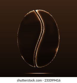 Grains of coffee for your design