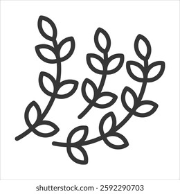 Grains Icon Vector Illustration Outline