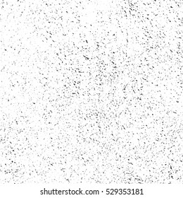 Grainy abstract distressed  texture on white background. Vector and illustration.