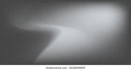 Grainy abstract texture background transitioning from black to white