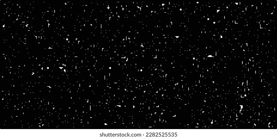 Grainy abstract texture on a black background. Snow texture. Design element.
Falling snowflakes on night sky background,Bokeh of white snow on a black background.	