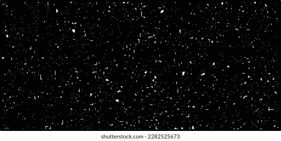 
Grainy abstract texture on a black background. Snow texture. Design element.
Falling snowflakes on night sky background,Bokeh of white snow on a black background.	