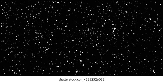 
Grainy abstract texture on a black background. Snow texture. Design element.
Falling snowflakes on night sky background,Bokeh of white snow on a black background.	