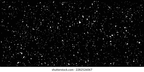 
Grainy abstract texture on a black background. Snow texture. Design element.
Falling snowflakes on night sky background,Bokeh of white snow on a black background.	