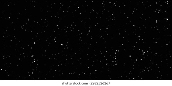 Grainy abstract texture on a black background. Snow texture. Design element.
Falling snowflakes on night sky background,Bokeh of white snow on a black background.	