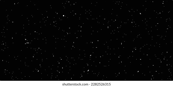 Grainy abstract texture on a black background. Snow texture. Design element.
Falling snowflakes on night sky background,Bokeh of white snow on a black background.	