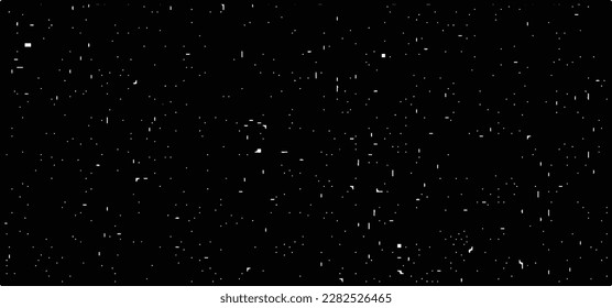 Grainy abstract texture on a black background. Snow texture. Design element.
Falling snowflakes on night sky background,Bokeh of white snow on a black background.	