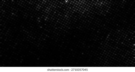 Grainy abstract texture on a black background. Snow texture. Design element. Falling snowflakes on night sky background,Bokeh of white snow on a black background.	