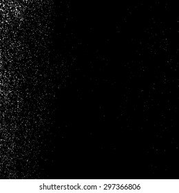 Grainy abstract  texture on a black background. Design element. Vector illustration,eps 10.