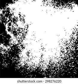 Grainy abstract  texture on a black background. Design element. Vector illustration,eps 10.