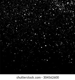 Graue abstrakte Textur auf schwarzem Hintergrund. Design-Element. Vektorgrafik, eps10.