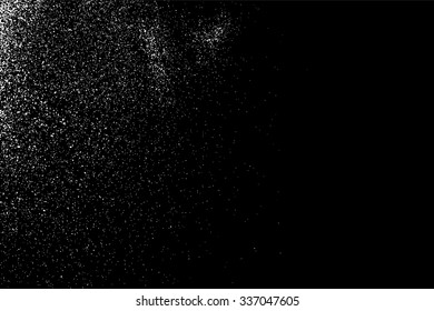 Grainy abstract  texture on a black background. Snow texture. Design element. Vector illustration,eps 10.