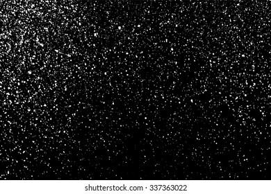Grainy abstract  texture on a black background. Snow texture. Design element. Vector illustration,eps 10.