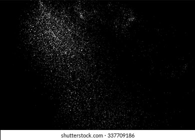 Grainy abstract  texture on a black background. Snow texture. Design element. Vector illustration,eps 10.