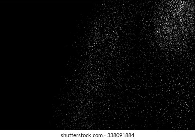 Grainy abstract  texture on a black background. Snow texture. Design element. Vector illustration,eps 10.