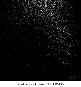 Grainy abstract  texture on a black background. Snow texture. Design element. Vector illustration,eps 10.