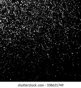 Grainy abstract  texture on a black background. Snow texture. Design element. Vector illustration,eps 10.