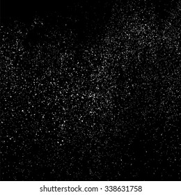 Grainy abstract  texture on a black background. Snow texture. Design element. Vector illustration,eps 10.