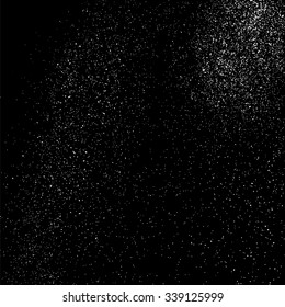 Grainy abstract  texture on a black background. Snow texture. Design element. Vector illustration,eps 10.