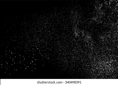 Grainy abstract  texture on a black background. Snow texture. Design element. Vector illustration,eps 10.