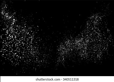 Grainy abstract  texture on a black background. Snow texture. Design element. Vector illustration,eps 10.