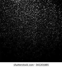 Grainy abstract  texture on a black background. Snow texture. Design element. Vector illustration,eps 10.