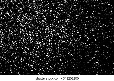Grainy abstract  texture on a black background. Snow texture. Design element. Vector illustration,eps 10.