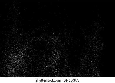 Grainy abstract  texture on a black background. Snow texture. Design element. Vector illustration,eps 10.