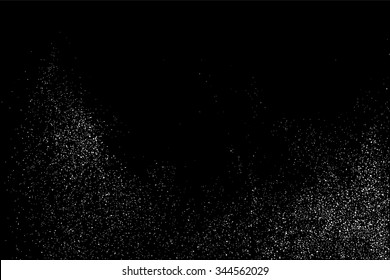 Grainy abstract  texture on a black background. Snow texture. Design element. Vector illustration,eps 10.