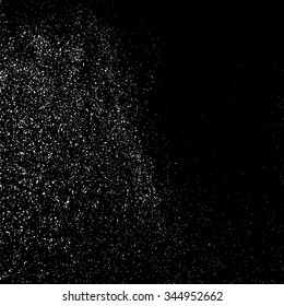 Grainy abstract  texture on a black background. Snow texture. Design element. Vector illustration,eps 10.