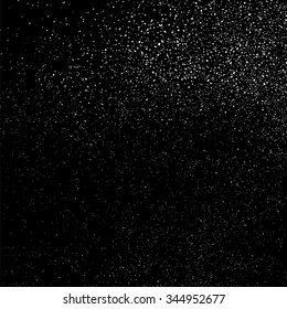 Grainy abstract  texture on a black background. Snow texture. Design element. Vector illustration,eps 10.