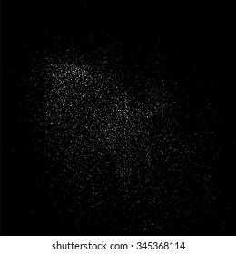 Grainy abstract  texture on a black background. Snow texture. Design element. Vector illustration,eps 10.