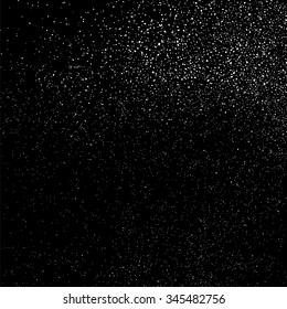 Grainy abstract  texture on a black background. Snow texture. Design element. Vector illustration,eps 10.