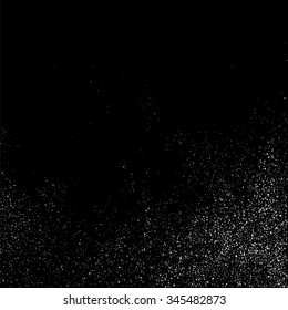 Grainy abstract  texture on a black background. Snow texture. Design element. Vector illustration,eps 10.