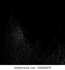 Grainy abstract  texture on a black background. Snow texture. Design element. Vector illustration,eps 10.
