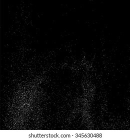 Grainy abstract  texture on a black background. Snow texture. Design element. Vector illustration,eps 10.