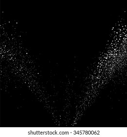 Grainy abstract  texture on a black background. Snow texture. Design element. Vector illustration,eps 10.