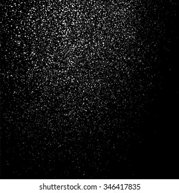 Grainy abstract  texture on a black background. Snow texture. Design element. Vector illustration,eps 10.