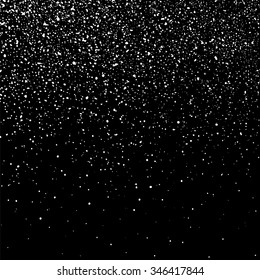Grainy abstract  texture on a black background. Snow texture. Design element. Vector illustration,eps 10.