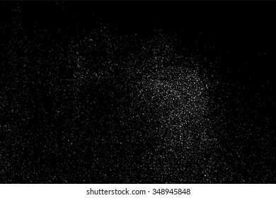 Grainy abstract  texture on a black background. Snow texture. Design element. Vector illustration,eps 10.