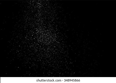 Grainy abstract  texture on a black background. Snow texture. Design element. Vector illustration,eps 10.