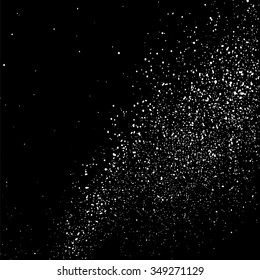Grainy abstract  texture on a black background. Snow texture. Design element. Vector illustration,eps 10.