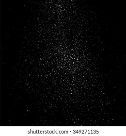 Grainy abstract  texture on a black background. Snow texture. Design element. Vector illustration,eps 10.