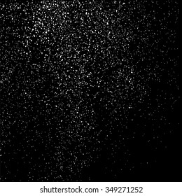 Grainy abstract  texture on a black background. Snow texture. Design element. Vector illustration,eps 10.