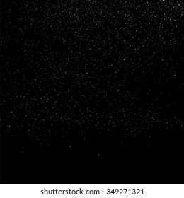 Grainy abstract  texture on a black background. Snow texture. Design element. Vector illustration,eps 10.